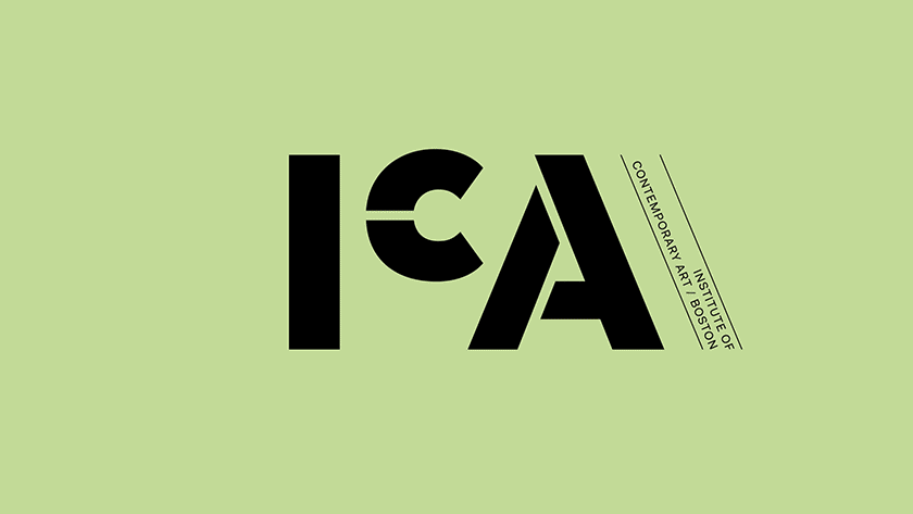 2018年波士顿当代美术馆Institute of Contemporary Arts新标志欣赏